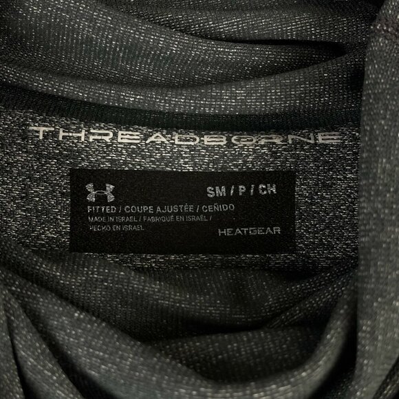 Under Armour Sweatshirt Women's Size S Threadborne HeatGear Hoodie Athletic Gray - Picture 2 of 8